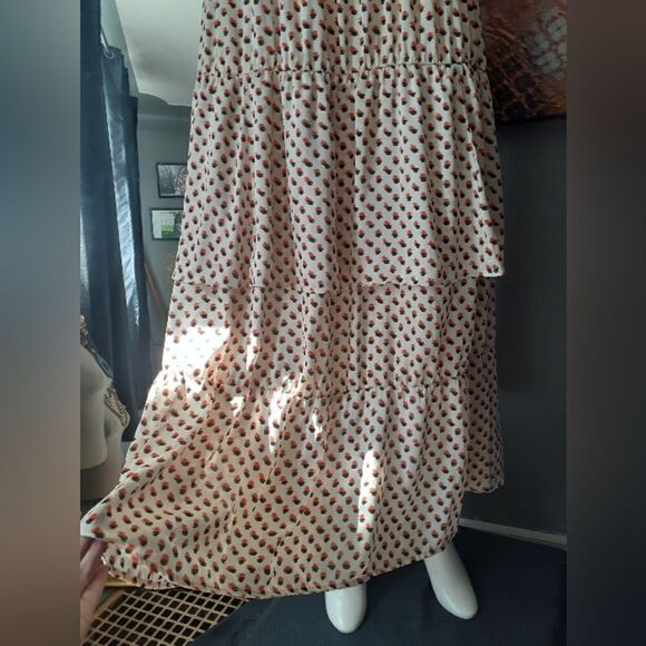 NWT H&M Tiered Ruffled Maxi Dress - Picture 9 of 16